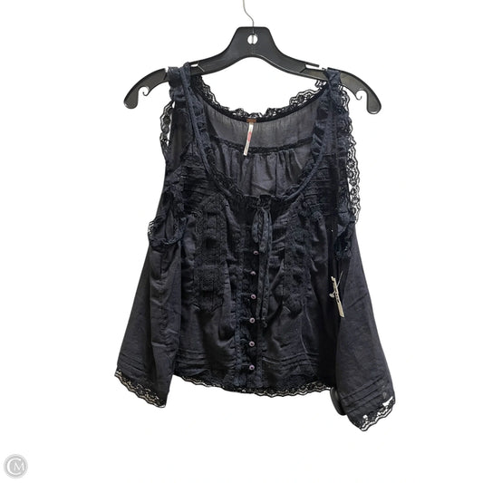 Top Sleeveless By Free People In Black, Size: L
