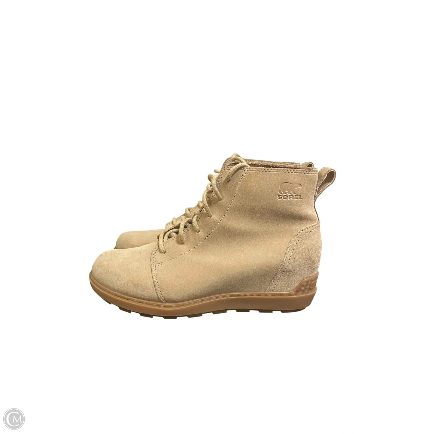 Boots Ankle Flats By Sorel In Tan, Size: 10