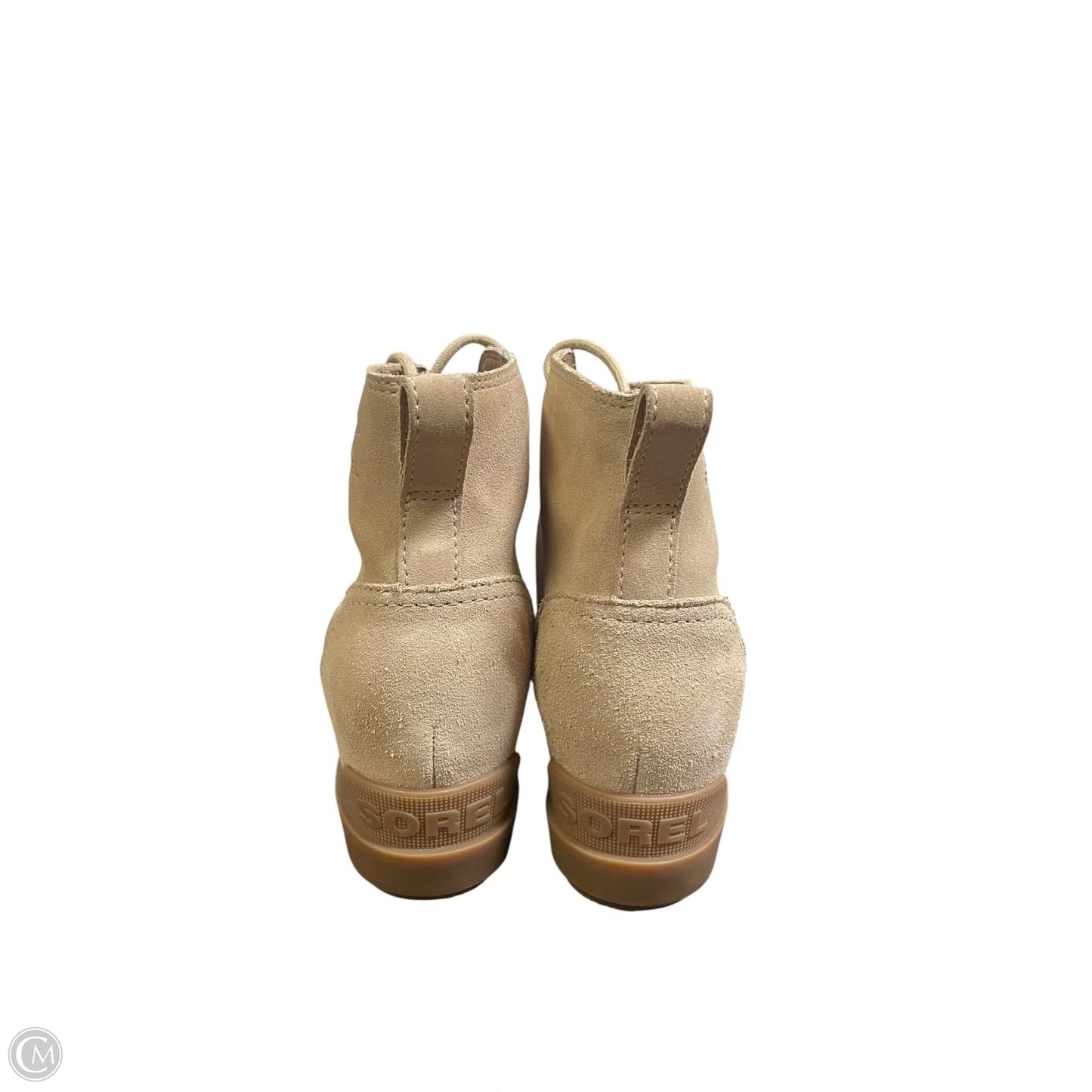 Boots Ankle Flats By Sorel In Tan, Size: 10