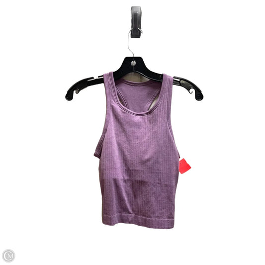 Athletic Tank Top By Lululemon In Purple, Size: 4