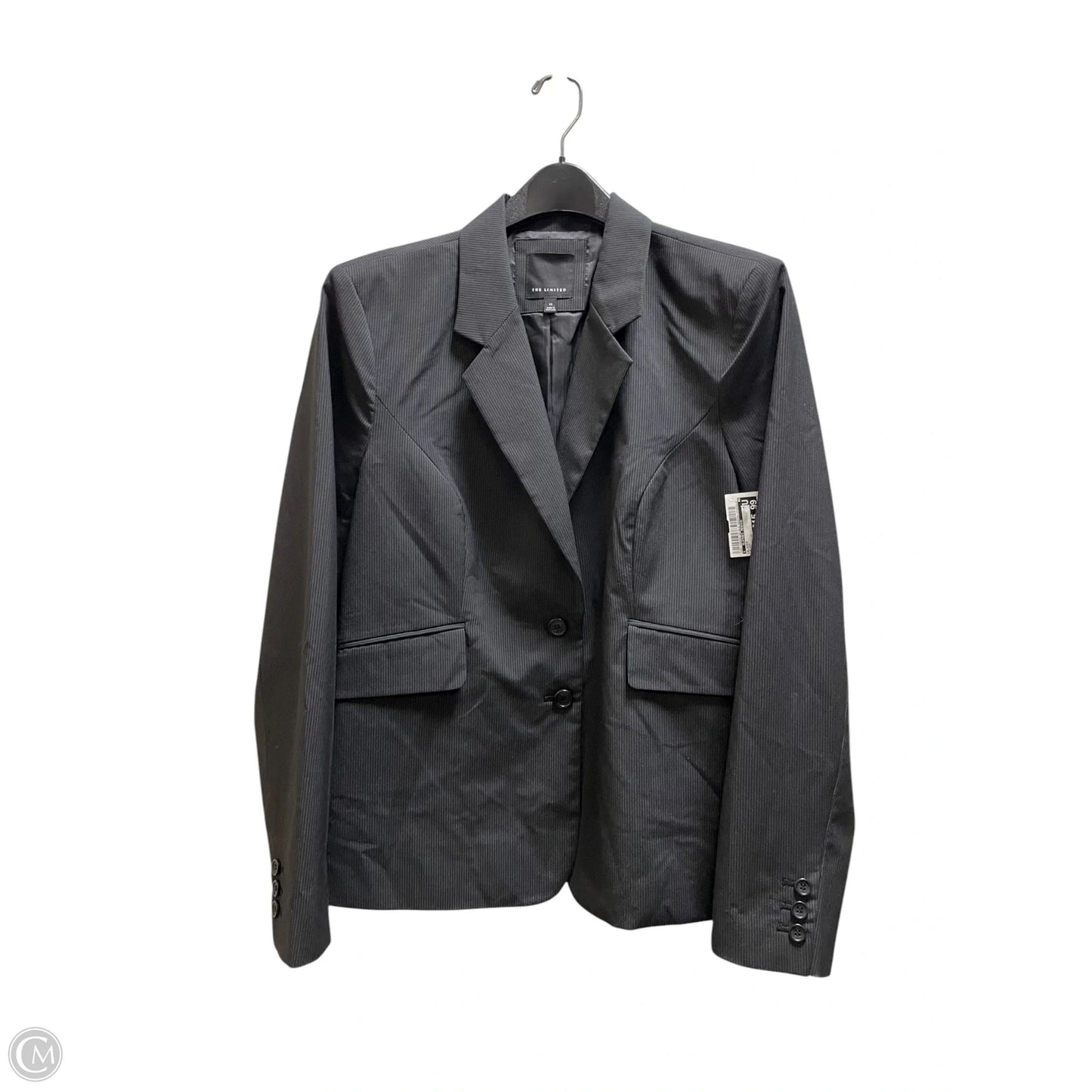 Blazer By Clothes Mentor In Black, Size: 14