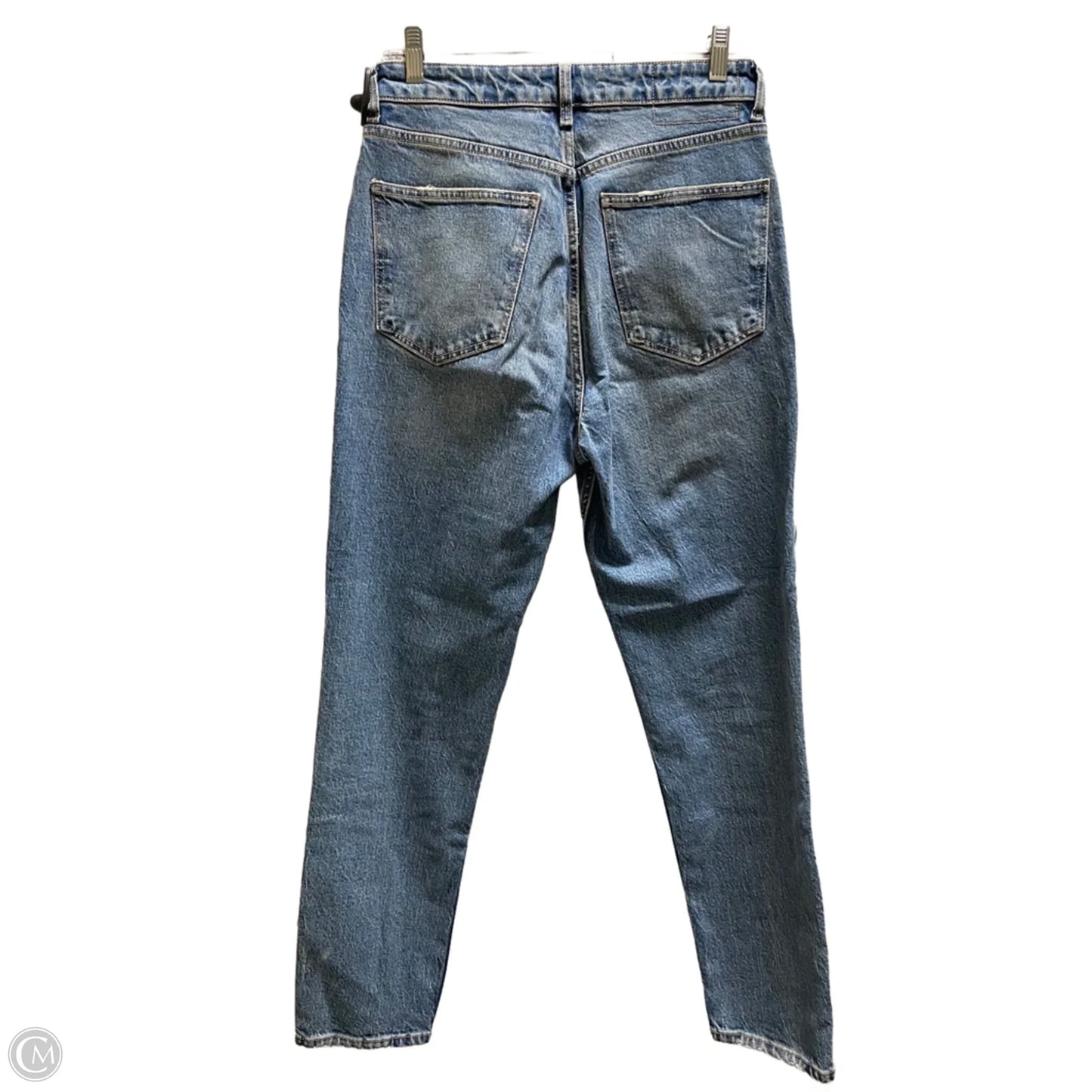 Jeans Straight By Zara In Blue Denim, Size: 6