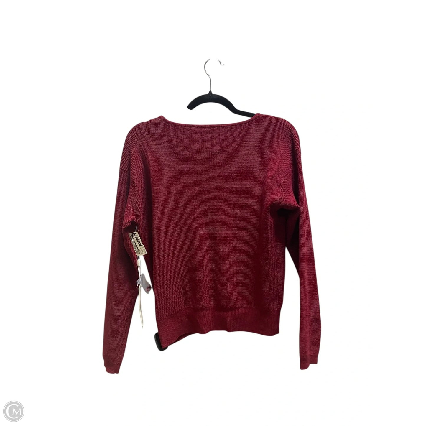 Top Long Sleeve By Faded Rose In Red, Size: M