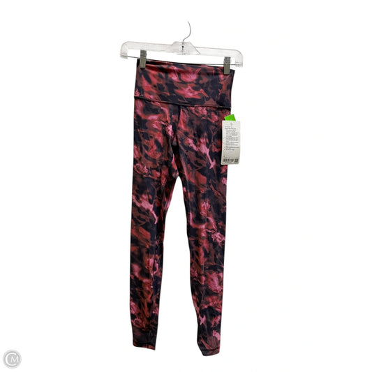 Athletic Leggings By Lululemon In Pink, Size: 4
