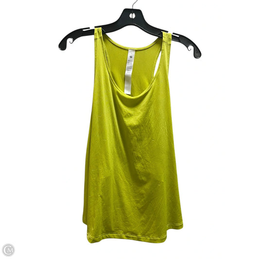 Athletic Tank Top By Lululemon In Green, Size: 12