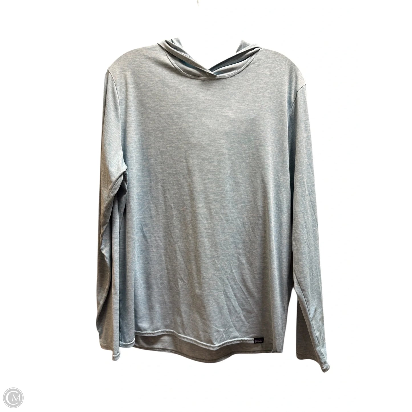 Top Long Sleeve By Patagonia In Blue, Size: M