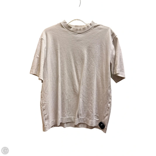 Top Short Sleeve By Zara In White, Size: L