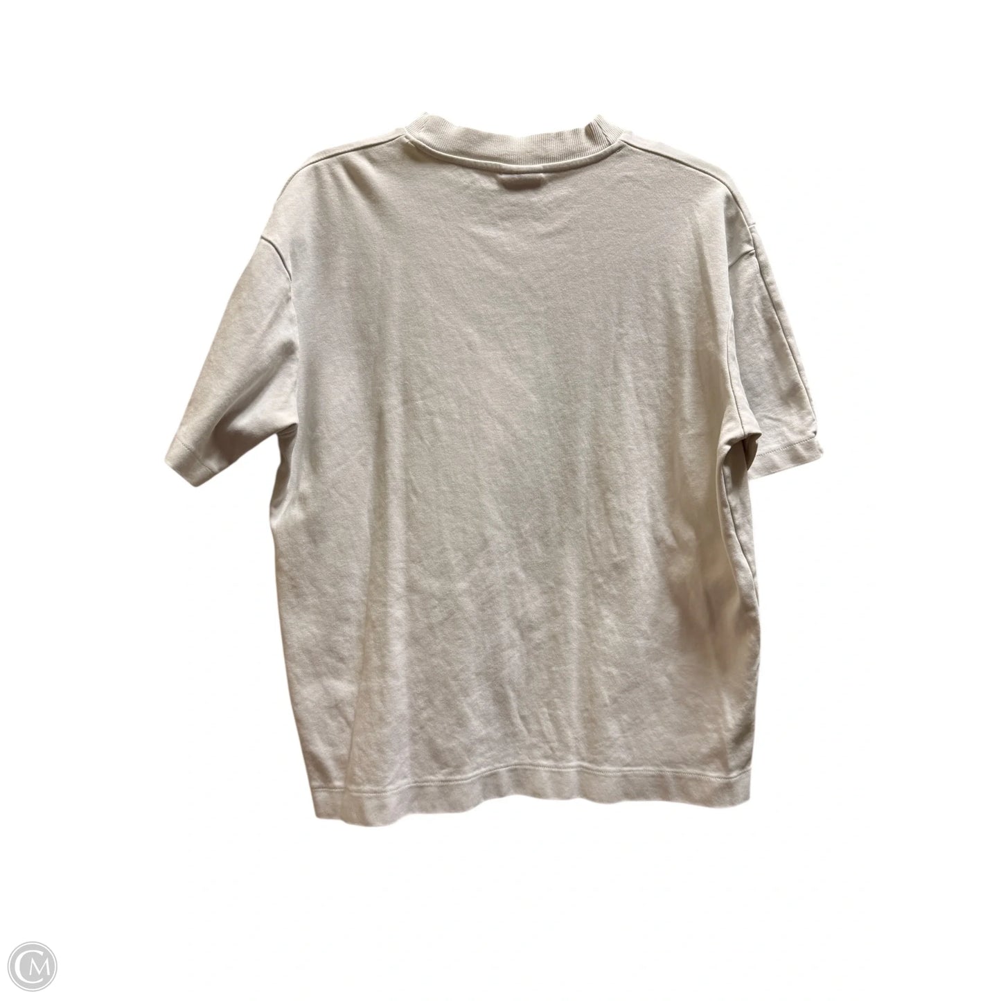 Top Short Sleeve By Zara In White, Size: L