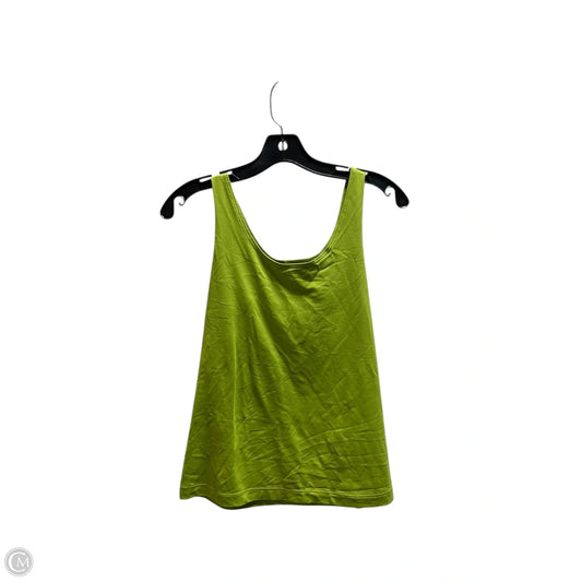 Top Sleeveless By Chicos In Green, Size: 1x