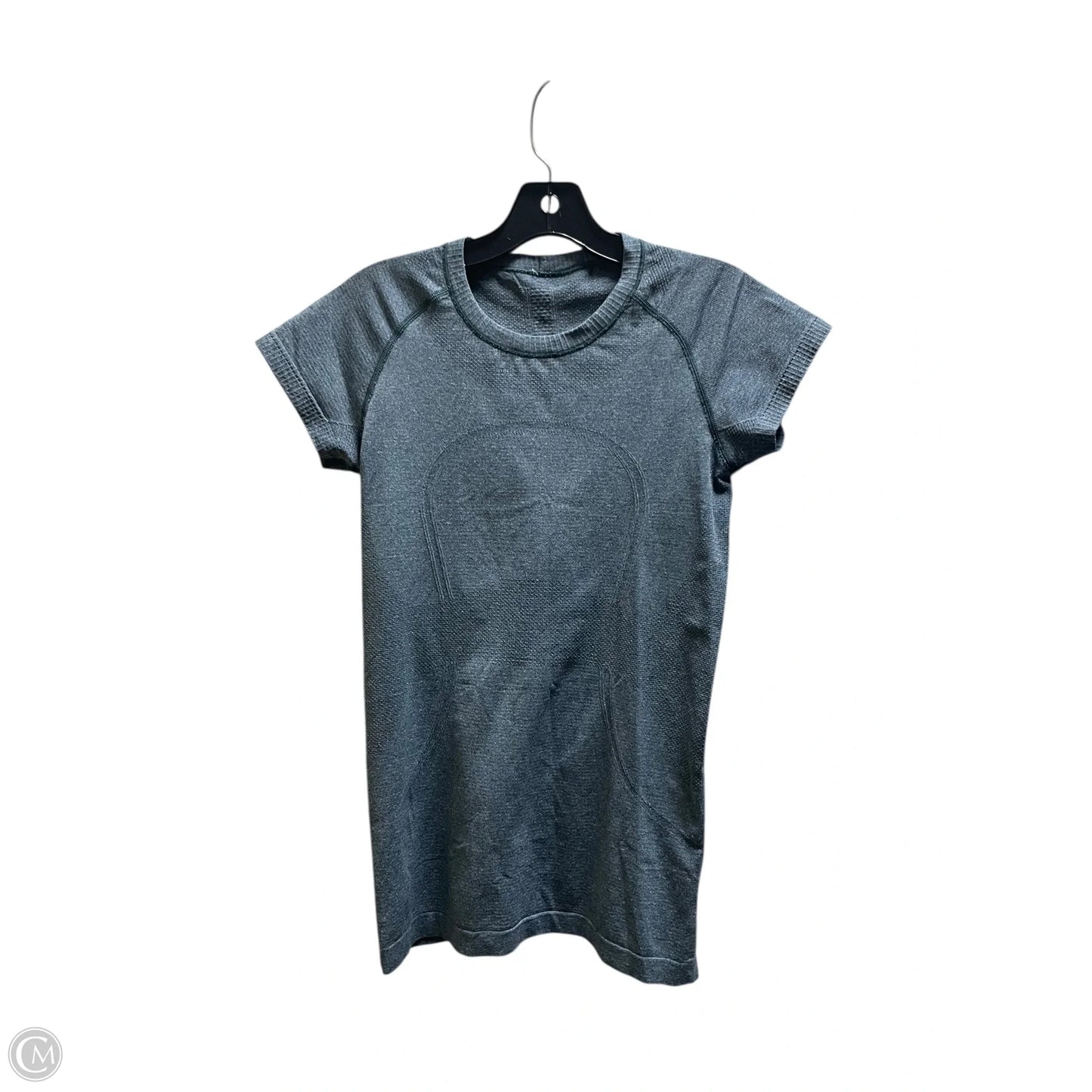 Athletic Top Short Sleeve By Lululemon In Navy, Size: 6