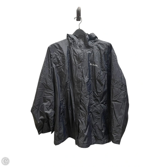 Jacket Windbreaker By Columbia In Black, Size: 2x
