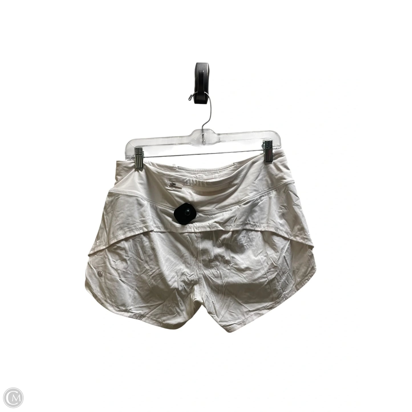 Athletic Shorts By Lululemon In White, Size: 10