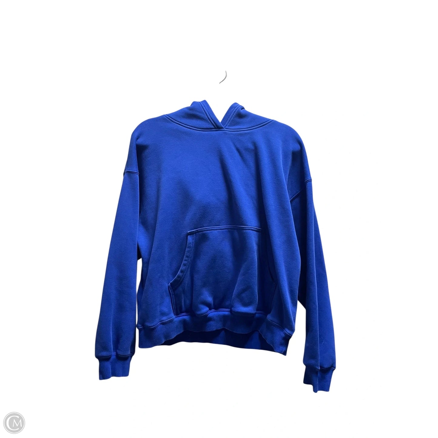 Sweatshirt Hoodie By Fabletics In Blue, Size: L