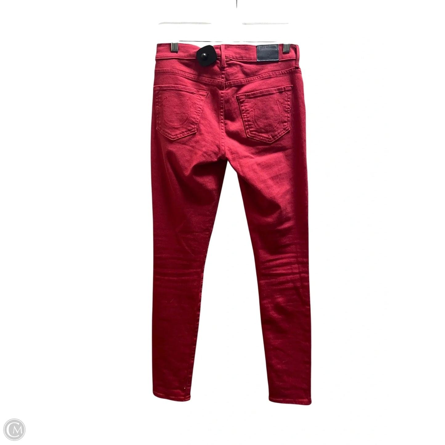 Jeans Skinny By True Religion In Red, Size: 2