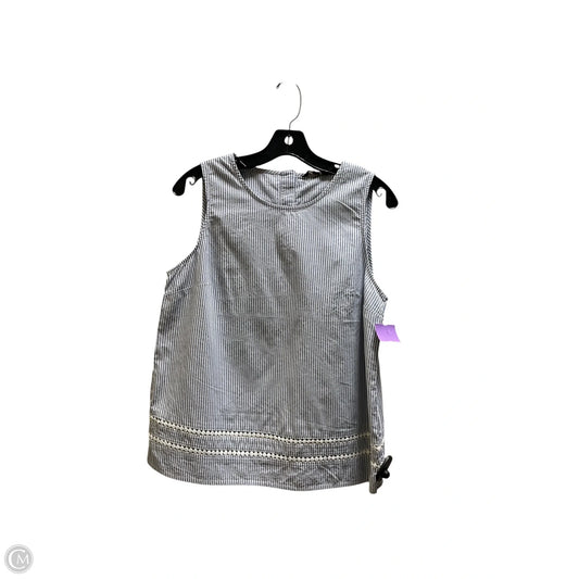 Top Sleeveless By Banana Republic In Blue, Size: M