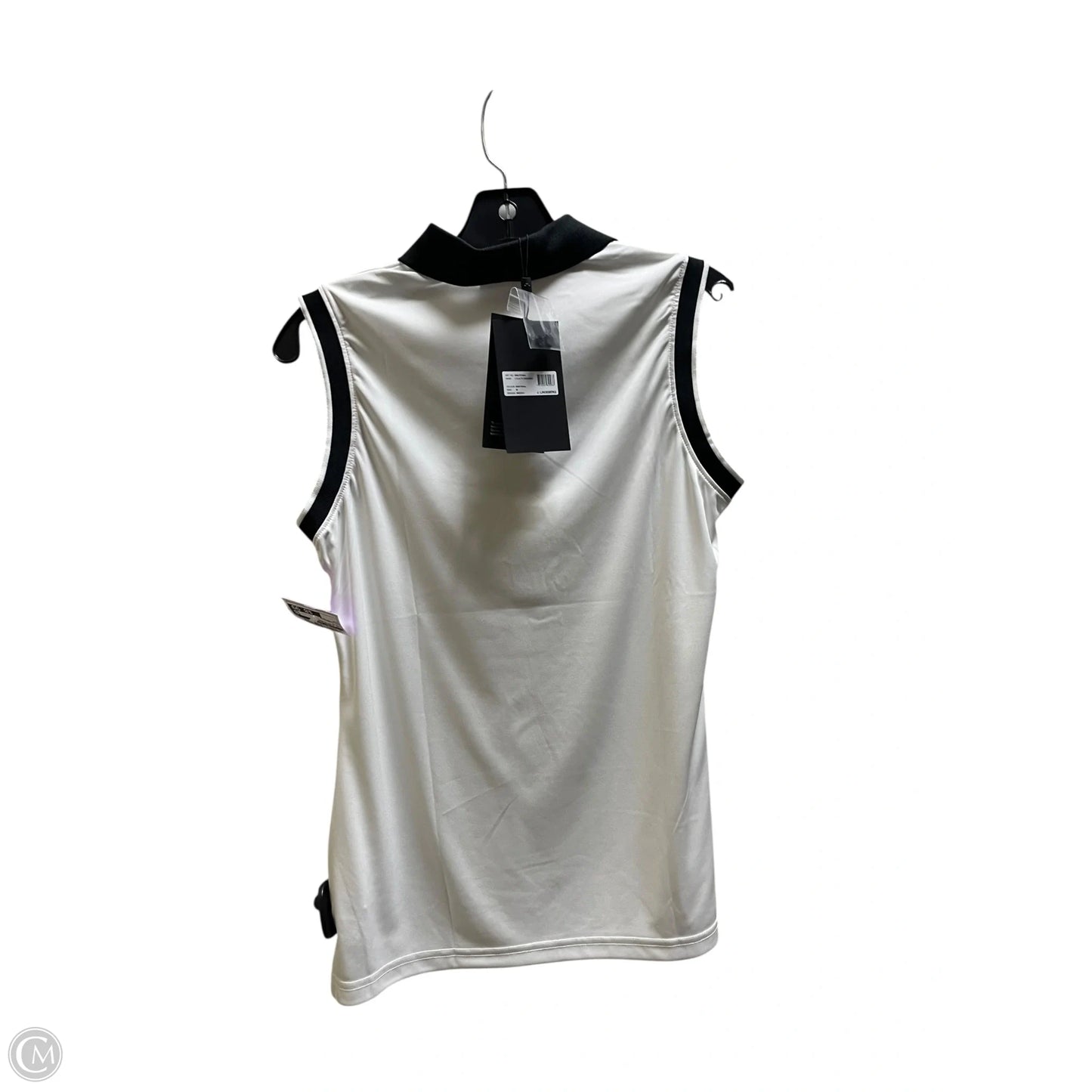 Top Sleeveless By Clothes Mentor In White