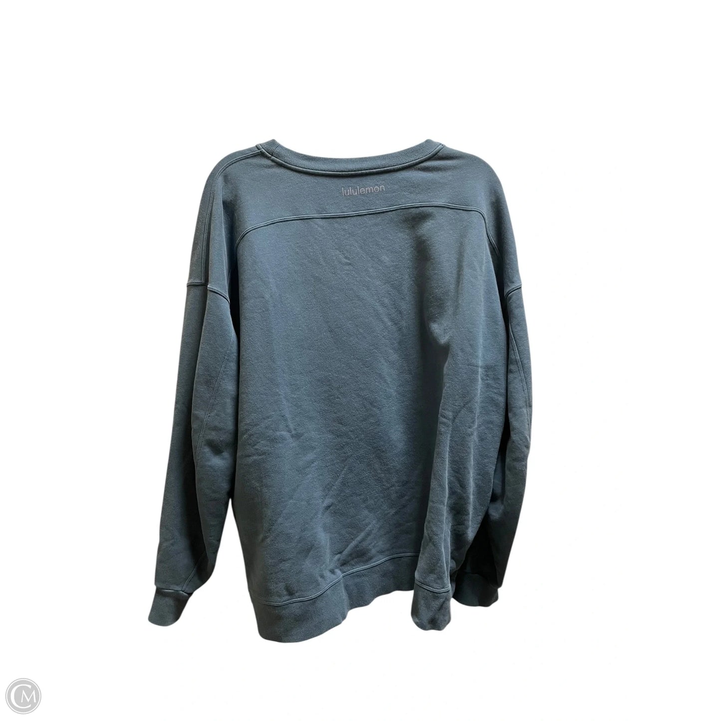 Athletic Sweatshirt Crewneck By Lululemon In Navy, Size: 8
