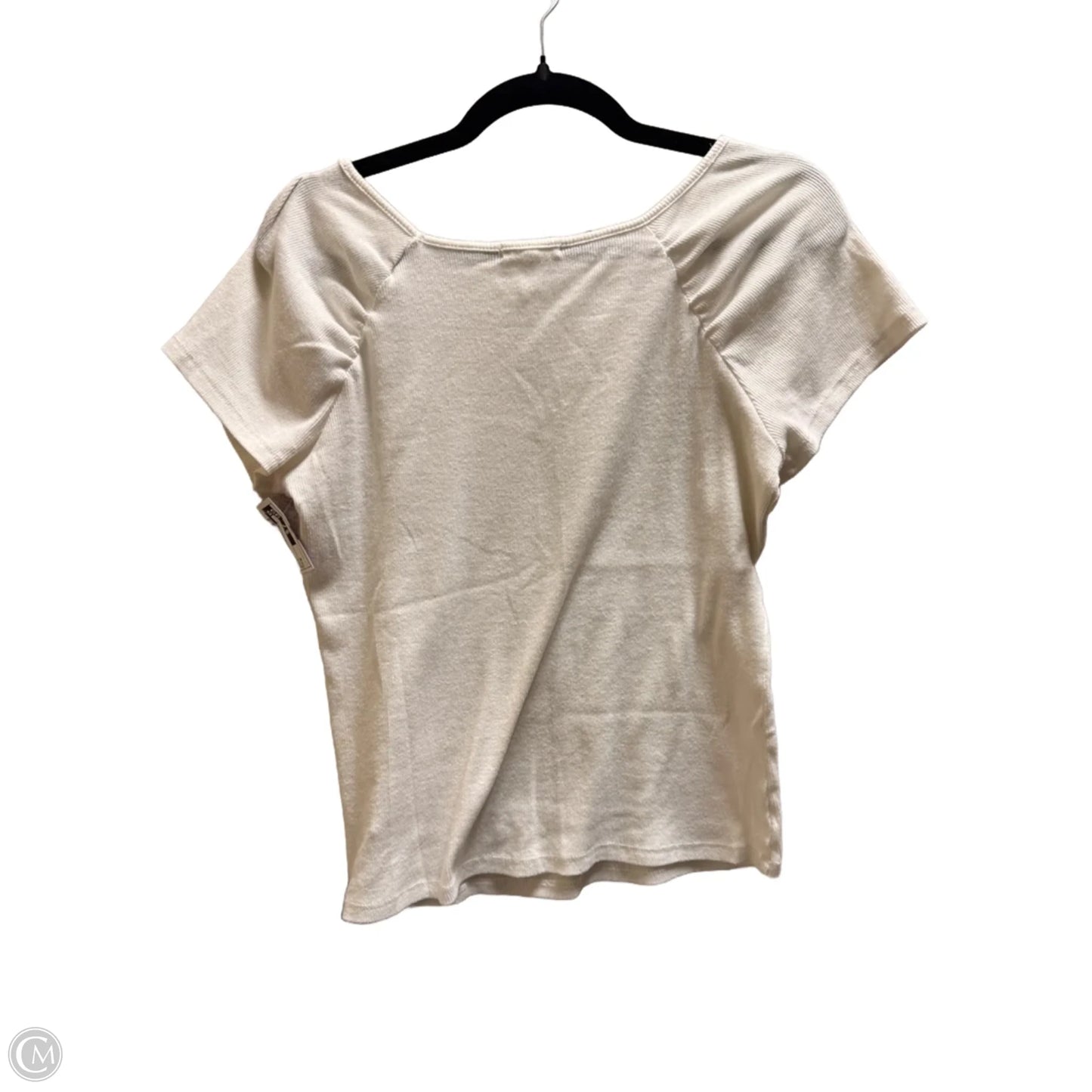 Top Short Sleeve By Copper Key In White, Size: M