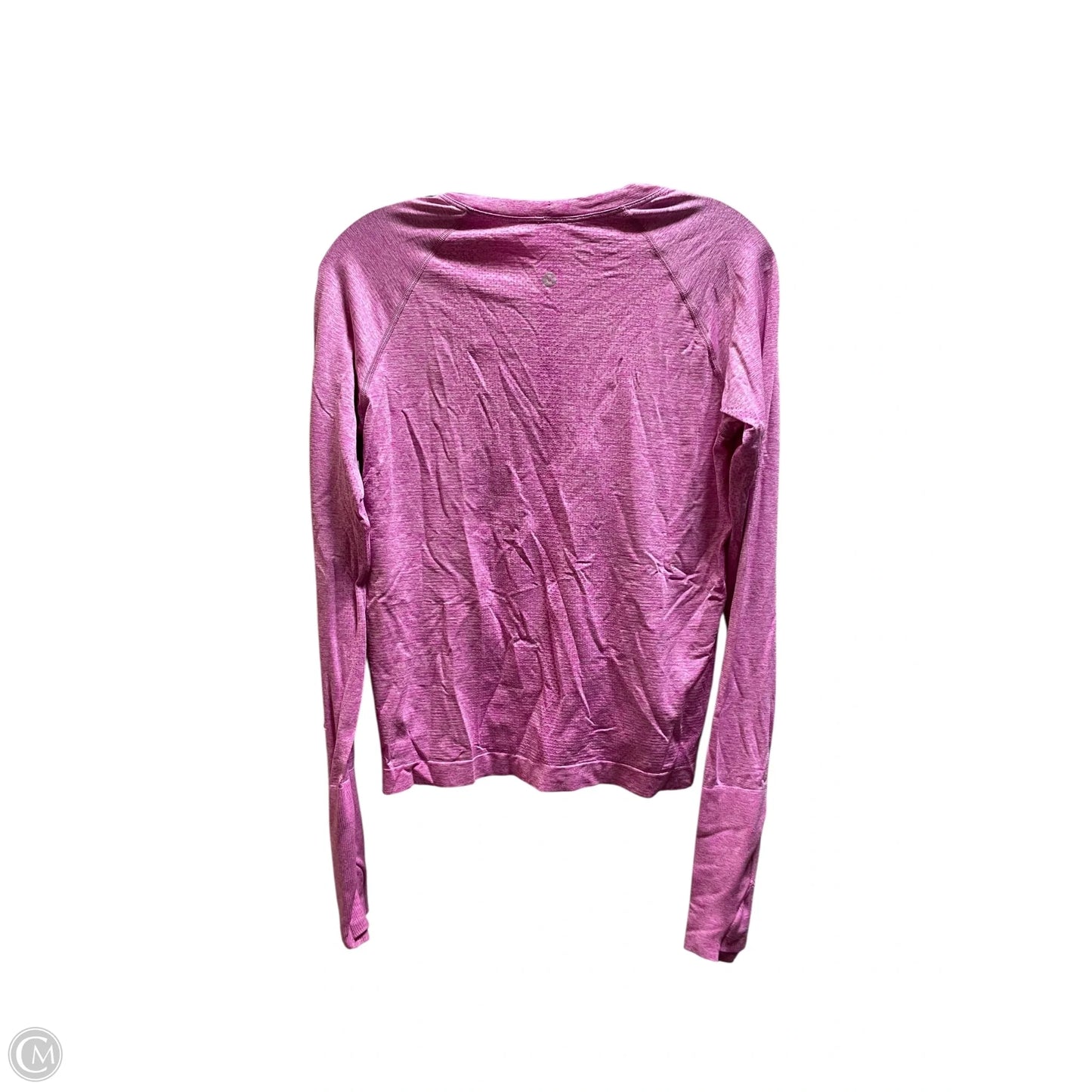 Athletic Top Long Sleeve Crewneck By Lululemon In Pink, Size: 10
