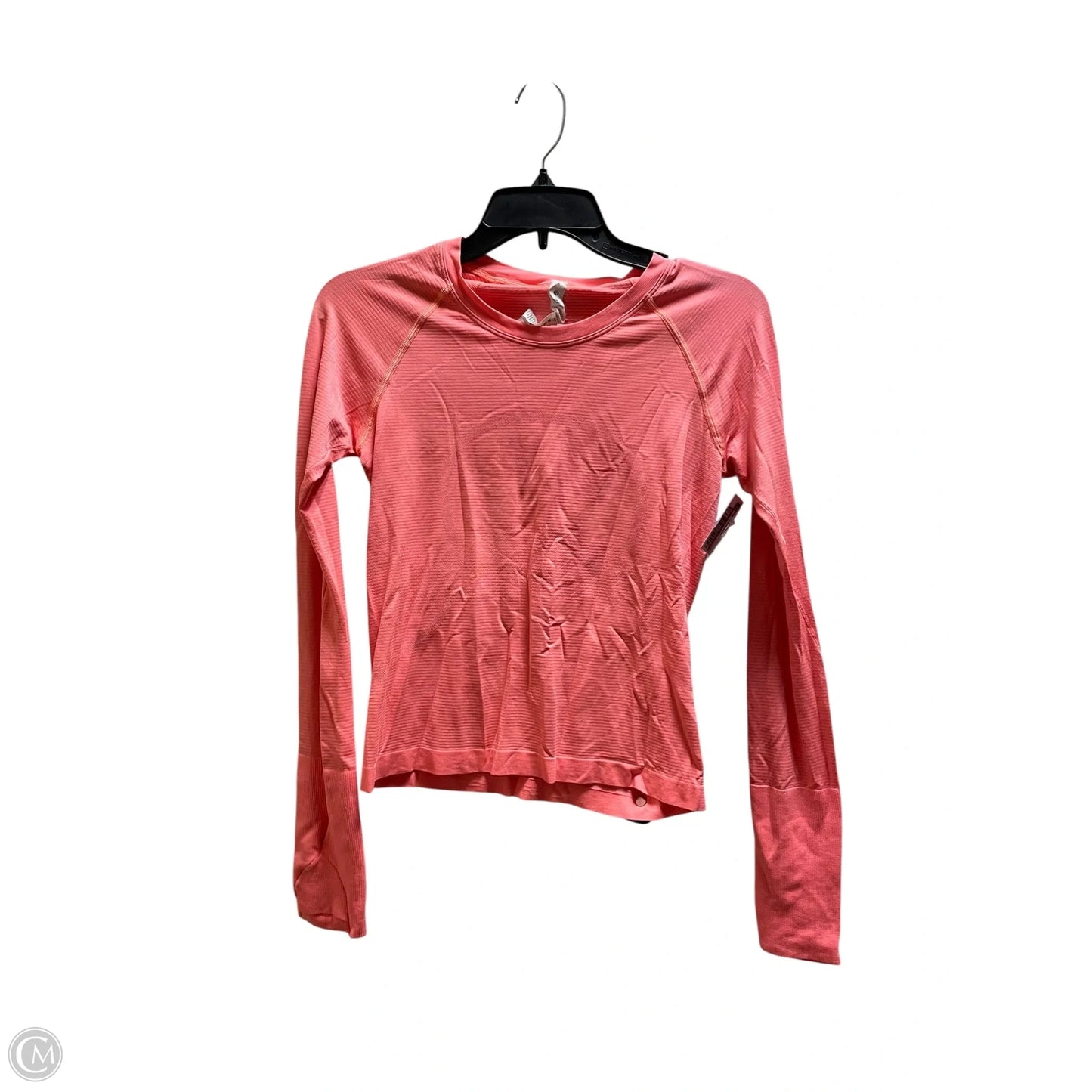 Athletic Top Long Sleeve Crewneck By Lululemon In Pink, Size: 6