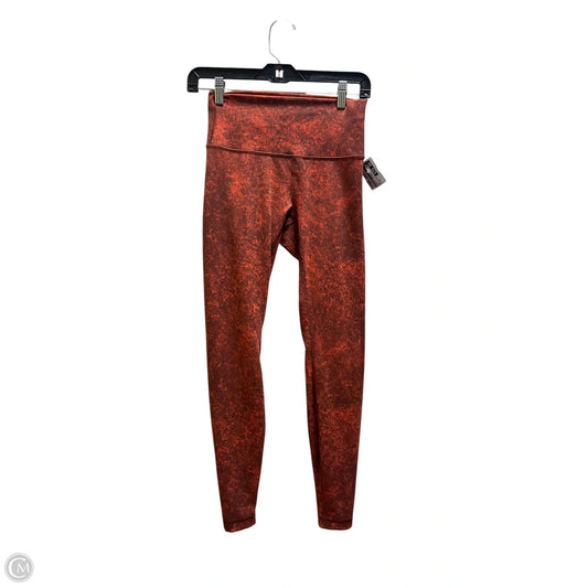 Athletic Leggings By Lululemon In Red, Size: 6