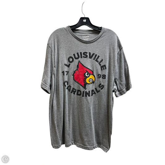 Top Short Sleeve By Clothes Mentor In Grey, Size: Xl