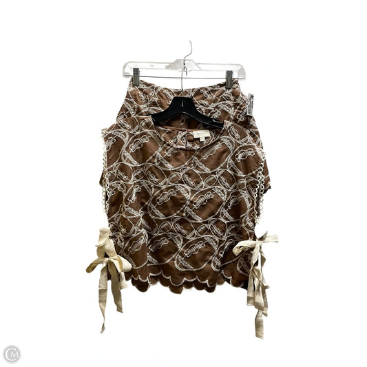 Short Set 2pc By Clothes Mentor In Tan, Size: S