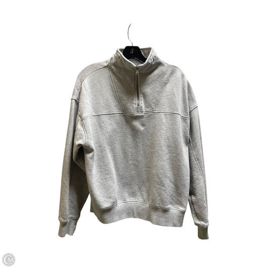 Sweatshirt Collar By Garage In Grey, Size: S