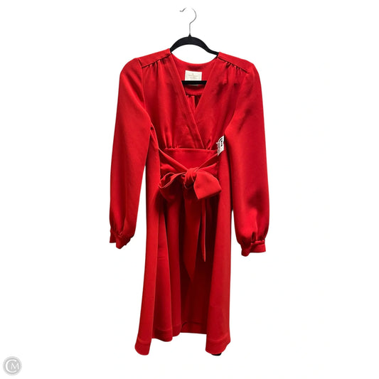 Dress Designer By Kate Spade In Red, Size: Xs