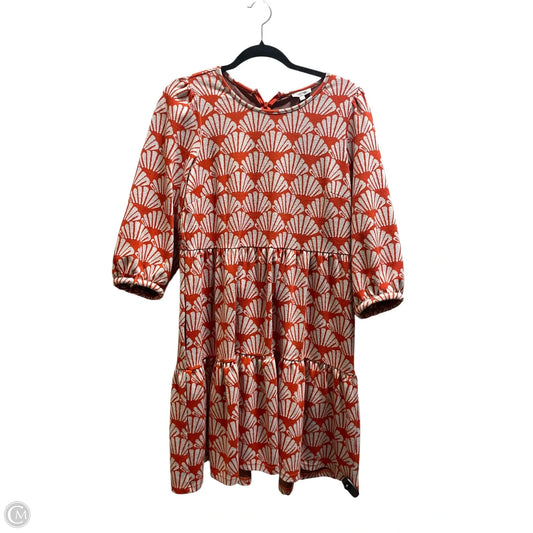 Dress Casual Midi By Tyler Boe In Orange, Size: M
