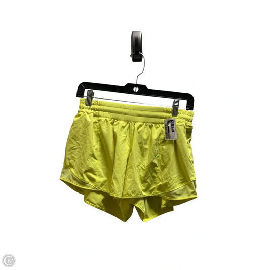 Athletic Shorts By Lululemon In Yellow, Size: 8