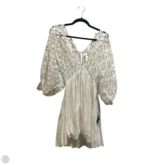 Dress Casual Midi By Free People In White, Size: M