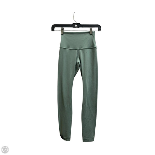 Athletic Leggings By Lululemon In Green, Size: 2