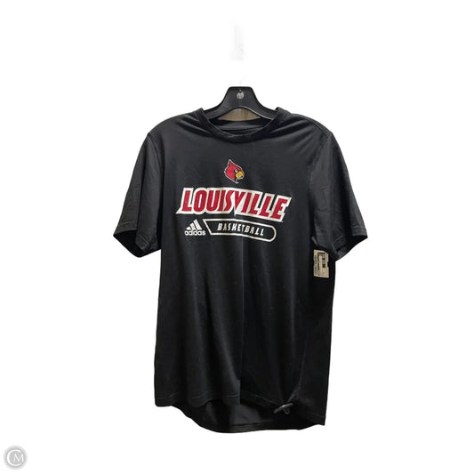 Top Short Sleeve Basic By Adidas In Black, Size: M