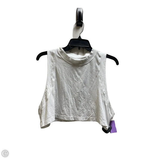 Athletic Tank Top By Lululemon In White, Size: 6