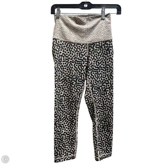 Athletic Leggings By Lululemon In Multi-colored, Size: 8