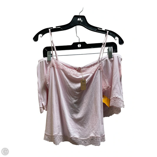 Pajamas 2pc By Skims In Pink, Size: L