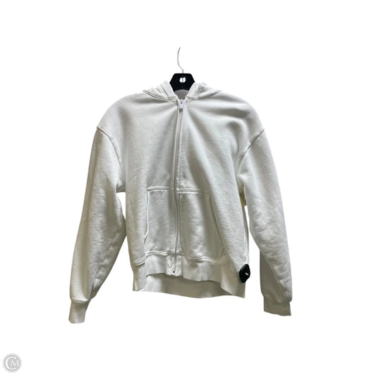 Sweatshirt Hoodie By Aritzia In White, Size: M