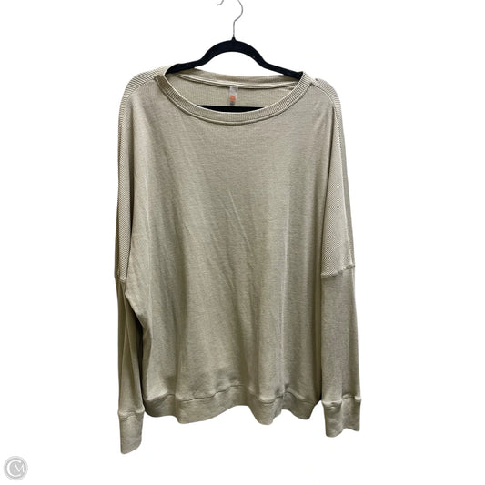 Top Long Sleeve By Mono B In Green, Size: S