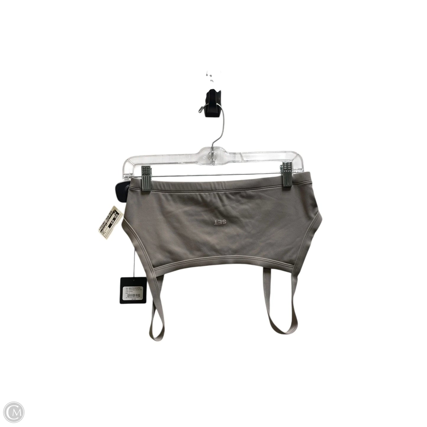 Athletic Bra By Clothes Mentor In Grey, Size: L