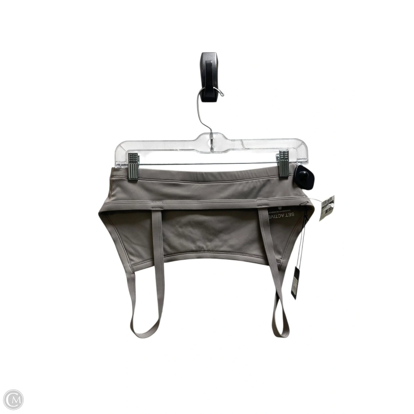 Athletic Bra By Clothes Mentor In Grey, Size: L