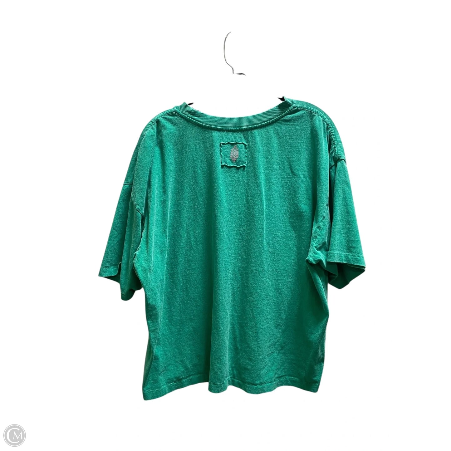 Top Short Sleeve By Free People In Green, Size: S