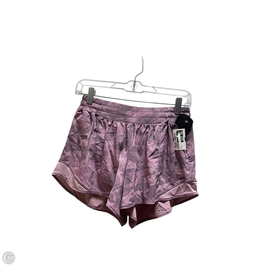 Athletic Shorts By Lululemon In Pink, Size: 8