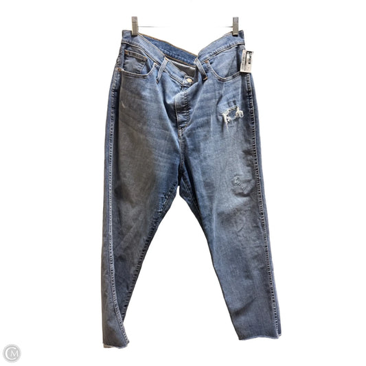 Jeans Straight By Madewell In Blue Denim, Size: 18