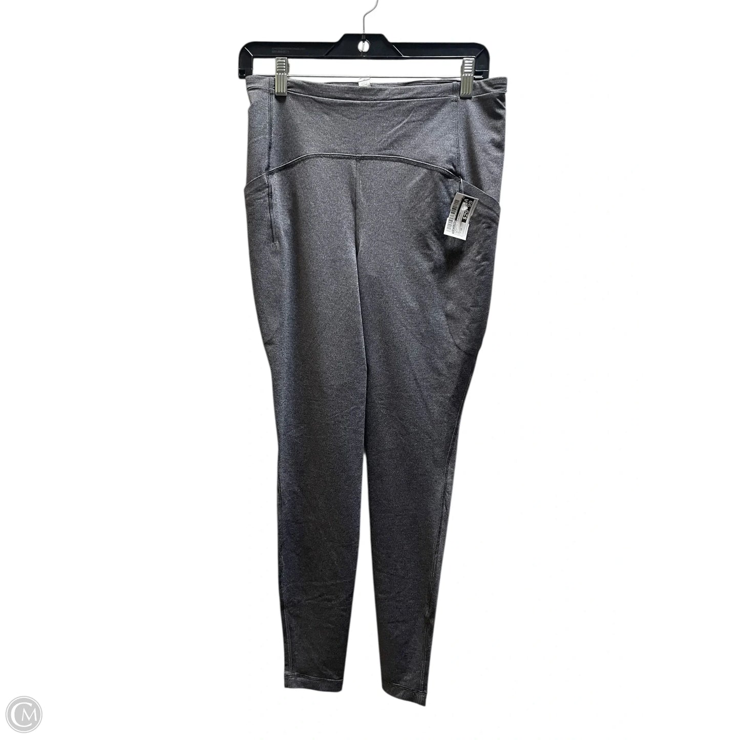 Athletic Leggings By Lululemon In Grey, Size: 10