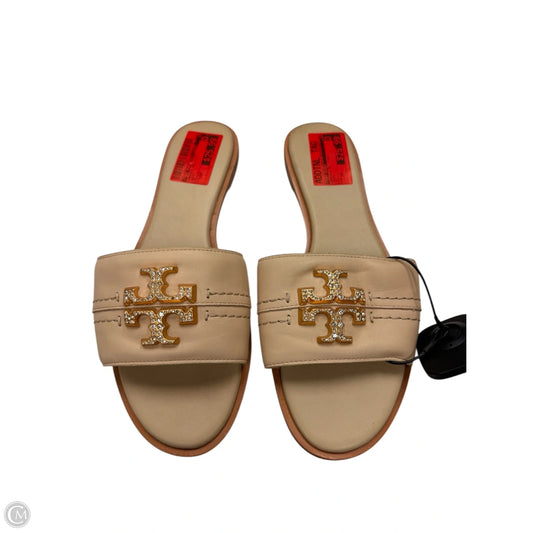 Sandals Designer By Tory Burch In Cream, Size: 10