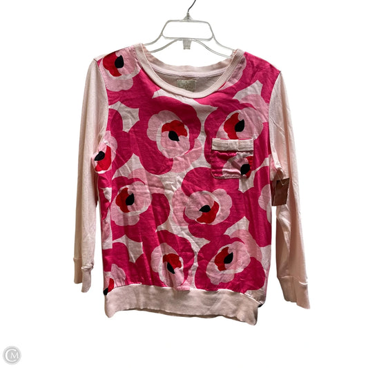 Top Long Sleeve Designer By Kate Spade In Pink, Size: M
