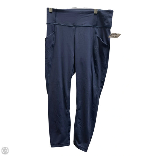 Athletic Leggings By Lululemon In Navy, Size: 8