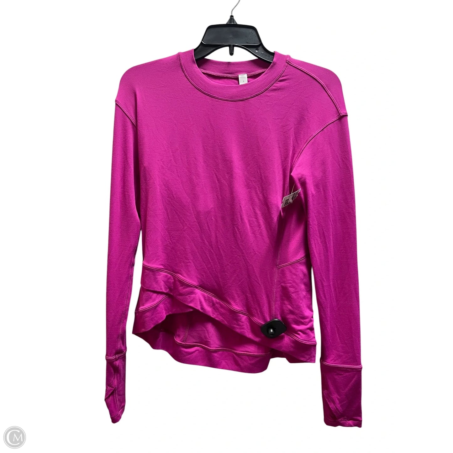Top Long Sleeve By Lululemon In Pink, Size: 6