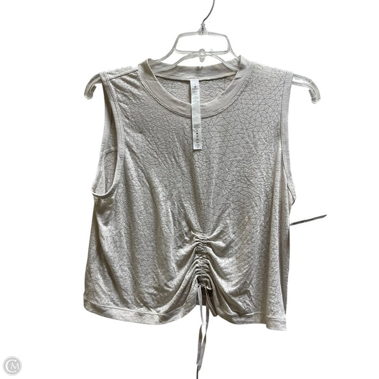 Athletic Tank Top By Lululemon In White, Size: 8